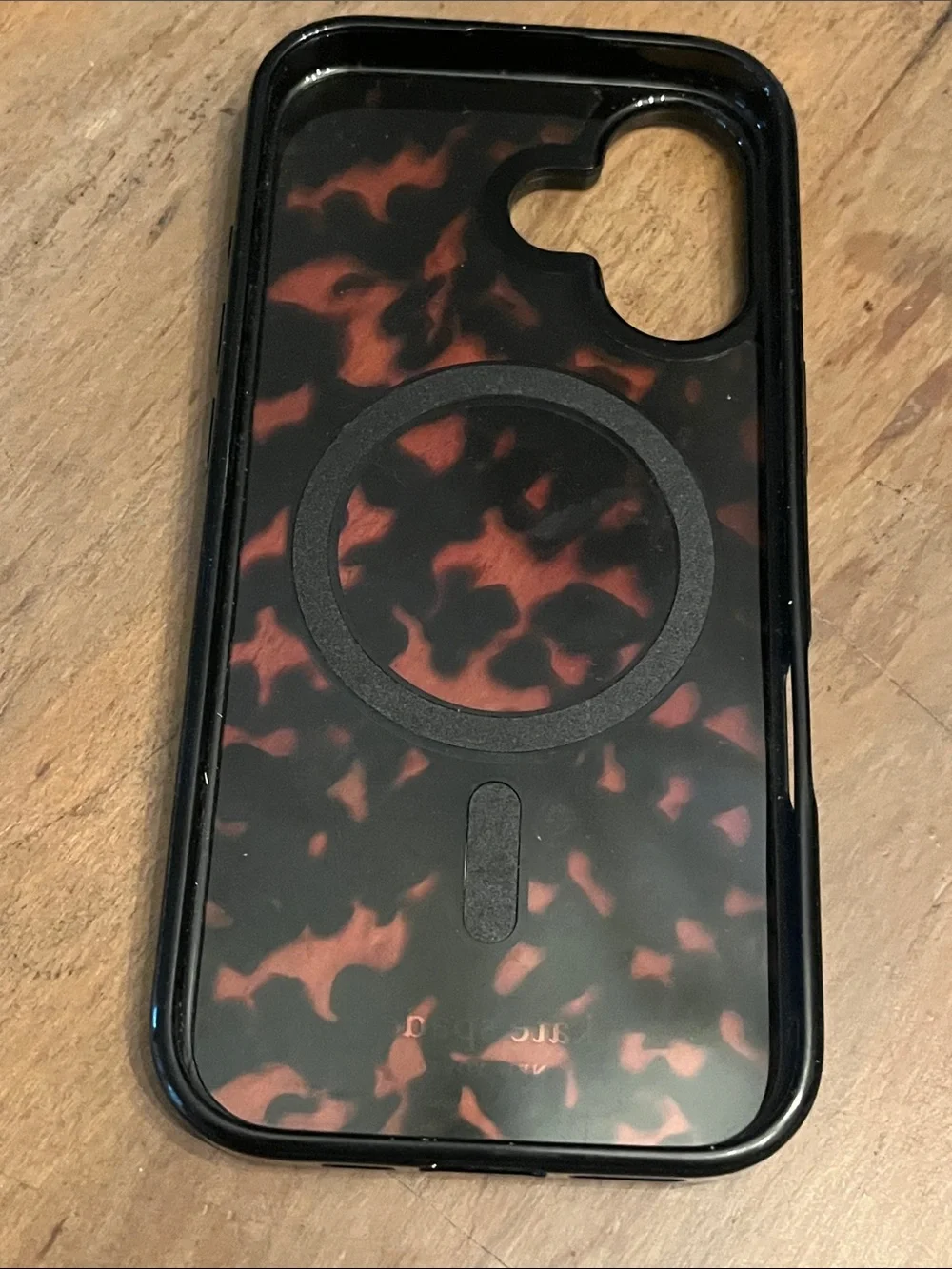 kate spade Tortoiseshell Pattern Phone Case - Brown/Black